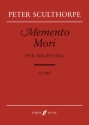 Memento mori for orchestra score
