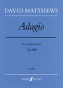 Adagio for string orchestra (score)  Scores