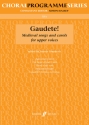 Gaudete medieval songs and carols forupper voices (SSA) score