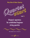 Quartet Start Level 2  for established beginner string quartetes score and parts