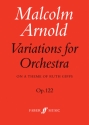 VARIATIONS FOR ORCHESTRA OP.122 ON A THEME OF RUTH GIPPS SCORE (1977)