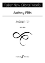 Pitts, Antony Adoro te. SATB unacc. (FNCW)  Choral Signature Series