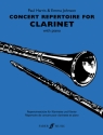 Concert Repertoire for clarinet and piano