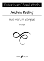Keeling, Andrew Ave verum corpus. SATB acc. (FNCW)  Choral Signature Series