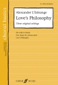 Love's philosophy 3 original settings for mixed chorus and piano