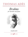 Brahms op.21 for baritone and orchestra vocal score