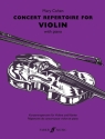 Concert Repertoire for violin and piano