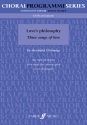Love's philosophy. SATB acc. (CPS)  CPS Mixed voices