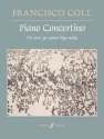 Coll, Francisco Piano Concertino (full score)