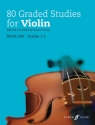 80 graded Studies vol.1 for violin