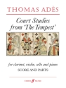 Court Studies from The Tempest for clarinet, violin, cello and piano piano score and set of parts (2005)