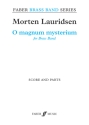 O magnum mysterium for brass band score and parts