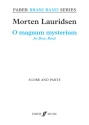 O magnum mysterium for brass band score and parts
