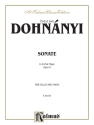 Dohnanyi Sonata Op. 8 for cello Kalmus Classic Series