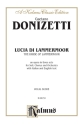 Donizetti Lucia Di Lammermoor  V  Kalmus Classic Series