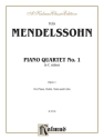 Mendelssohn Piano Quartets Op 1  Kalmus Classic Series