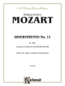 Mozart Divertimento No. 11  Kalmus Classic Series