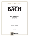 Bach 6 Sonatas V.2 Fl & Pa  Kalmus Classic Series