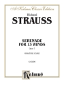Strauss Serenade 13 Winds      M  Kalmus Classic Series