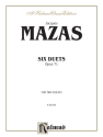 6 Duets op.71 for 2 violins score and parts