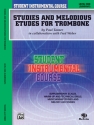 Studies and Melodious etudes for trombone, level 1 (elementary)