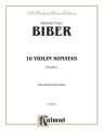 Biber 16 Sonatas Vln. & Piano  Kalmus Classic Series