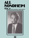 All Sondheim vol.2: Songbook piano/vocal/guitar Music and lyric by Stephen Sondheim