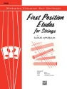 First Position Etudes violin