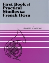 First Book of practical Studies for french horn