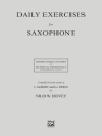 Daily Exercises for saxophone intermediate level