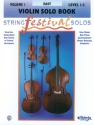 String Festival Solos vol.1 easy violin solo book (level 1-2)