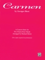 Carmen - A Concert Suite for 2 pianos score
