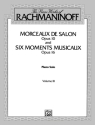 Morceaux de Salon op.10 and 6 Moments musicaux op.16 for piano