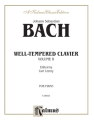 Bach Well Temp Clav V.2 Czerny  Kalmus Classic Series
