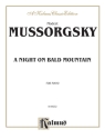 Mussorgsky Night On Bald Mt Pa  Kalmus Classic Series