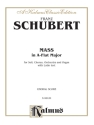 Schubert Mass In A Flat        V  Kalmus Classic Series