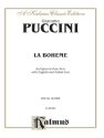 La Boh�me  vocal score (en/it)