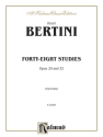 Bertini 48 Studies, Opus 29 & 32  Kalmus Classic Series