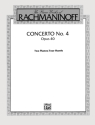 Concerto g minor no.4 op.40 for piano and orchester edition 2 pianos
