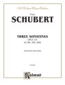 Schubert 3 Sonatas Violin  Kalmus Classic Series