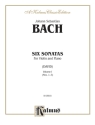 Bach 6 Sonatas Vol. 1  Kalmus Classic Series