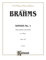Brahms Sonata No. 1, Op. 120   C  Kalmus Classic Series