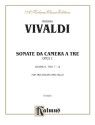Sonate da camera a tre op.1 vol.2 (nos.7-12) for 2 violins, cello and organ score and parts