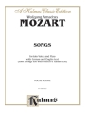 Mozart Songs                   V  Kalmus Classic Series