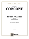 Concone 15 Vocal Finishing Op 12  Kalmus Classic Series