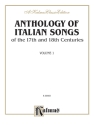 Anthlogy Of Italian Songs 17/18  Kalmus Classic Series