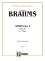 Brahms Sonata # 2 F Major Op 99  Kalmus Classic Series