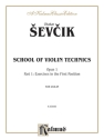 School of Violin Technics op.1 Vol. 1 Exercises in the First Position for violin