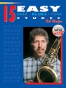 15 easy Jazz Blues and Funk Etudes (+Online Audio) for Eb instruments (alto sax)