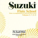 Flute School Acc Cd Vls 5,7,9,11 Flute teaching material